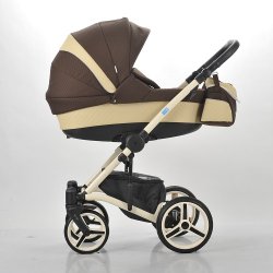 CH15 - Детская коляска Mr Sandman West-East Premium (2 в 1) 50% Эко кожа
